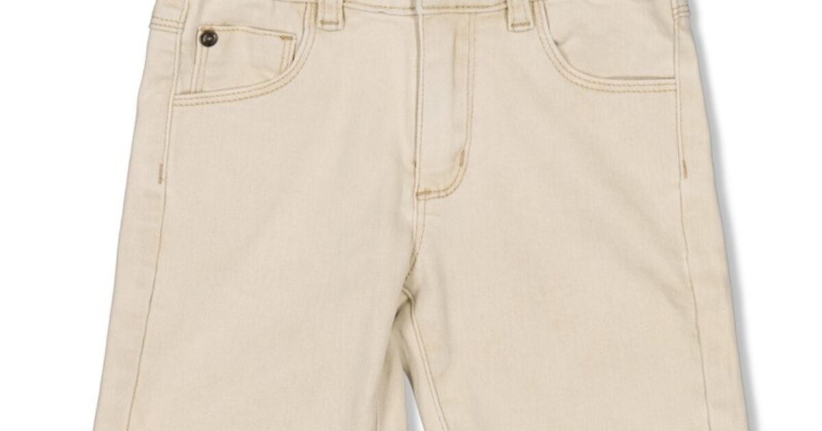 Sturdy Short denim - Summer Denims Zand | Kindermodehuis.nl