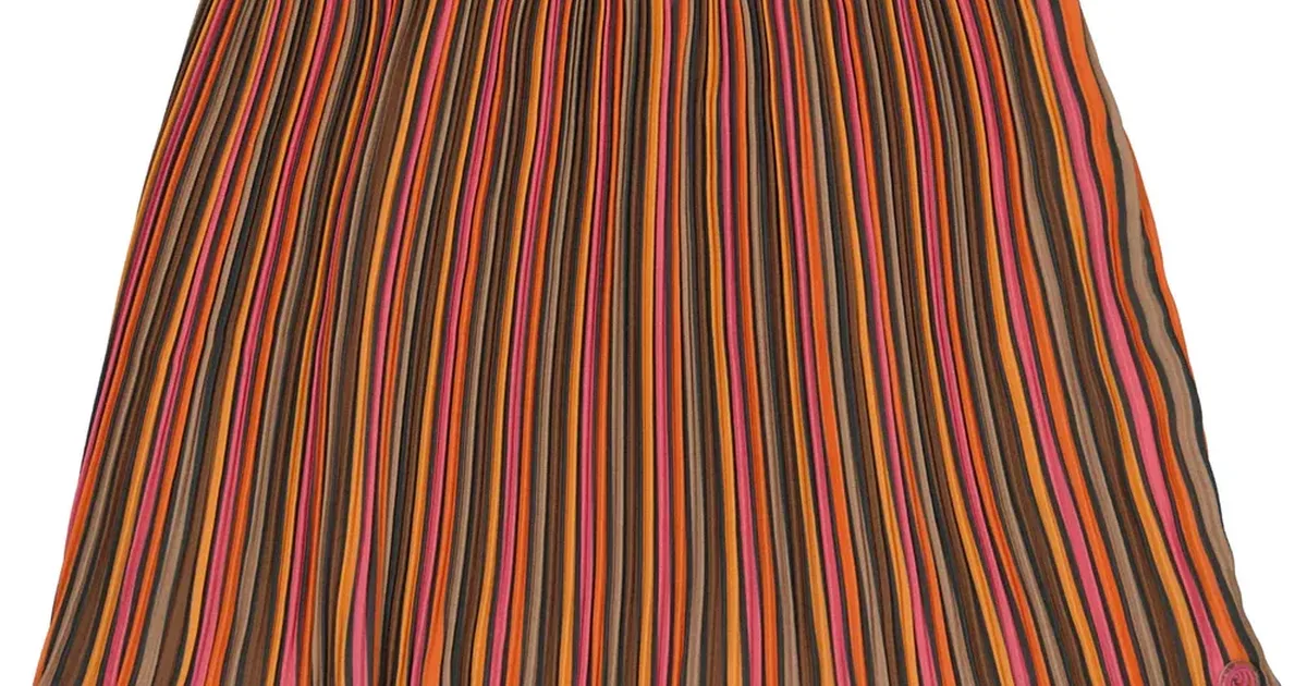 Quapi rokje Blue dark multi stripe | Kindermodehuis.nl
