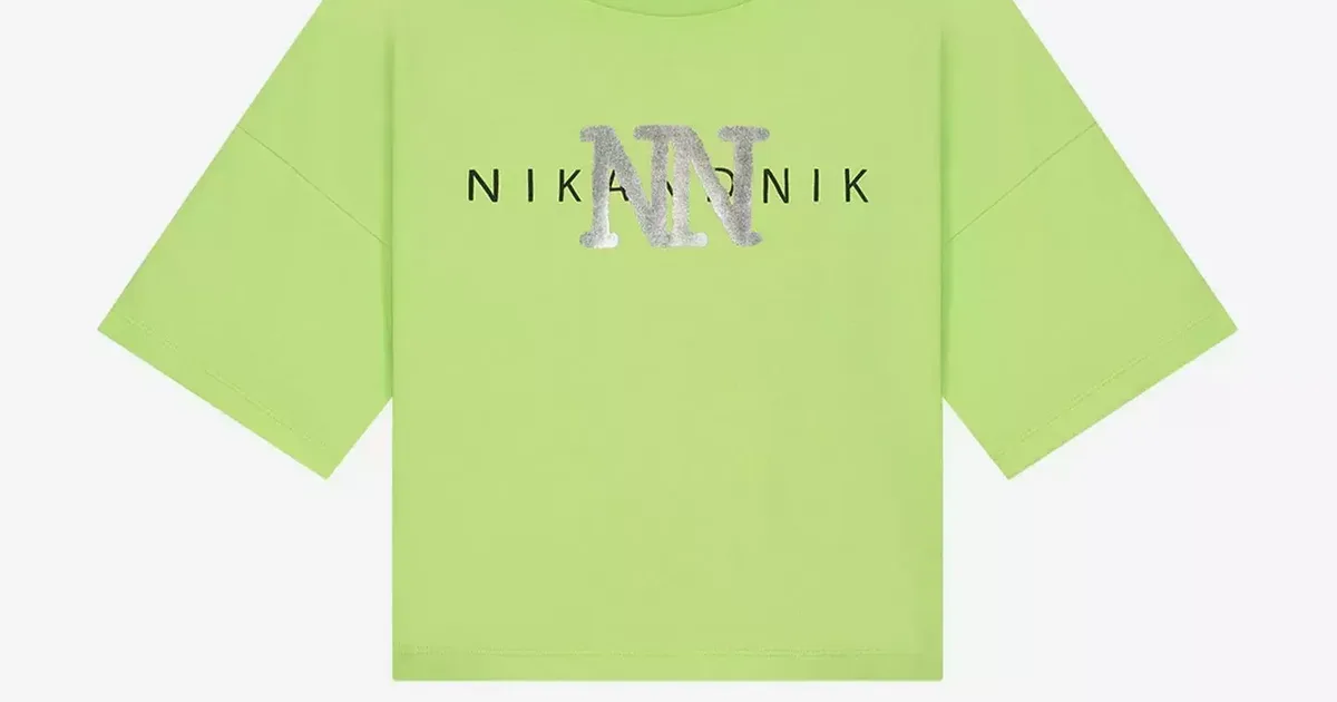 Nik&Nik Spray T-Shirt Splash green | Kindermodehuis.nl