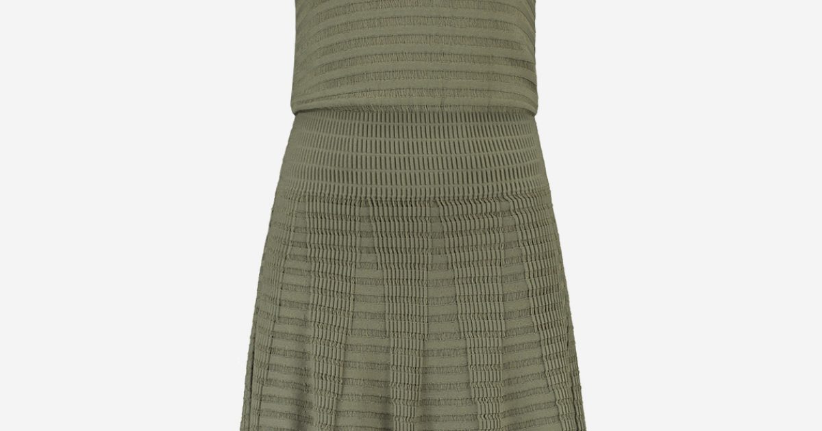 NIKKIE kassy dress soft olive 