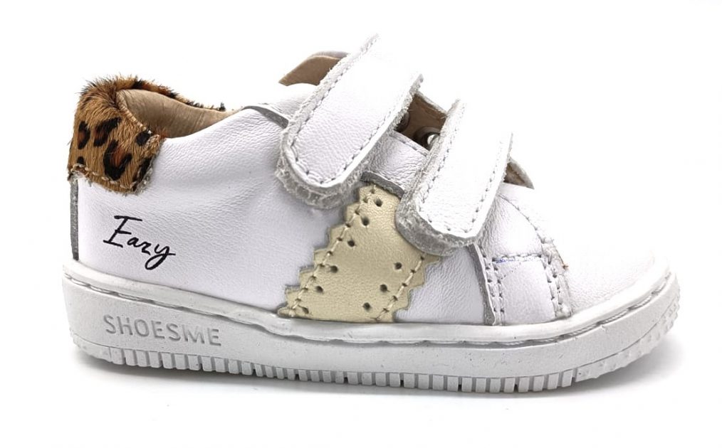 Shoesme BN22S004-F White leopardo | Kindermodehuis.nl